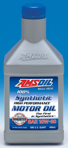 10w30, 100% synthetic Amsoil, ATM. We call this motor oil ASM. 